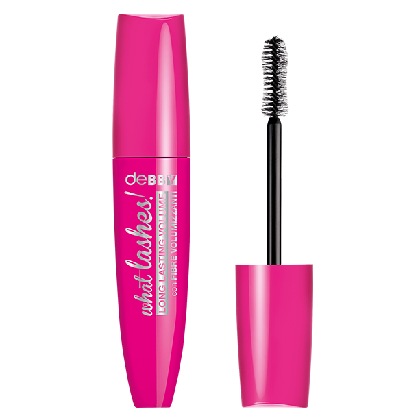 <p>What Lashes! <strong>LONG LASTING</strong> VOLUME MASCARA</p>
